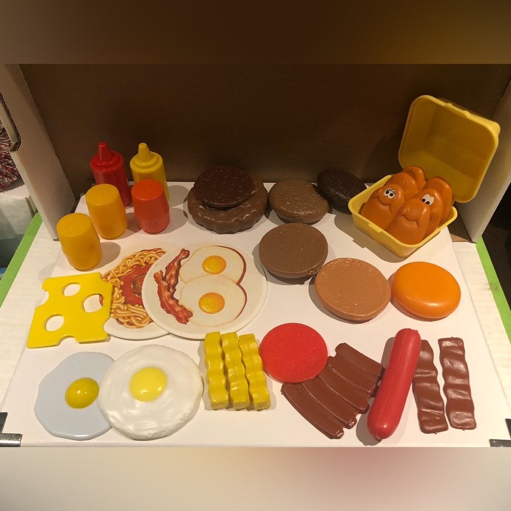 Various Vintage Kids Play Food - Including McDonald’s Chicken Nuggets